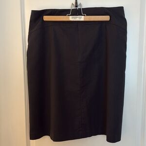 High waisted pencil skirt Size 12T Banana Republic stretch back‎ zipper.